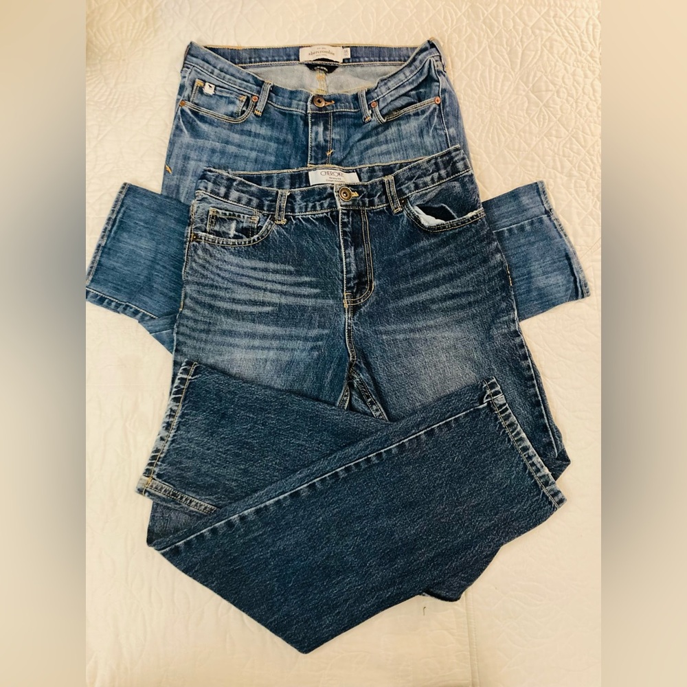 2 Pairs of Great Condition of Children Jeans Size 16